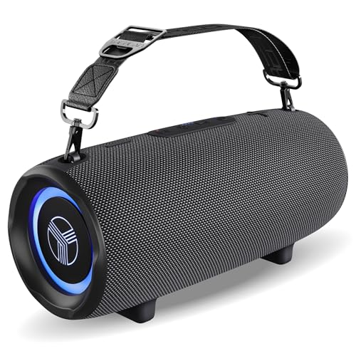 60W Stereo Wireless Speaker with Deep Bass, 20H Playtime, Waterproof D127269