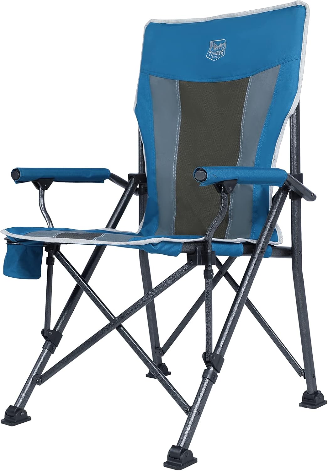 Aluminum Lightweight Folding Chairs with Hard Armrest and Cup Holder K13592