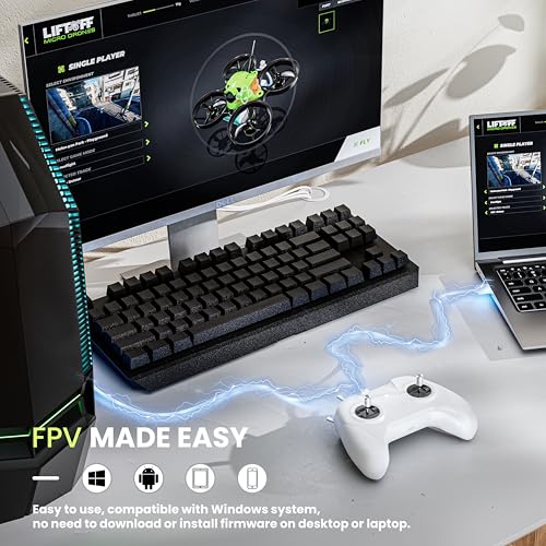 8 Channel FPV Drone Remote Controller (White) P823