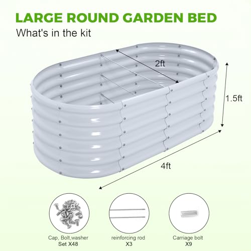 Galvanized Raised Garden Bed Kit F679492
