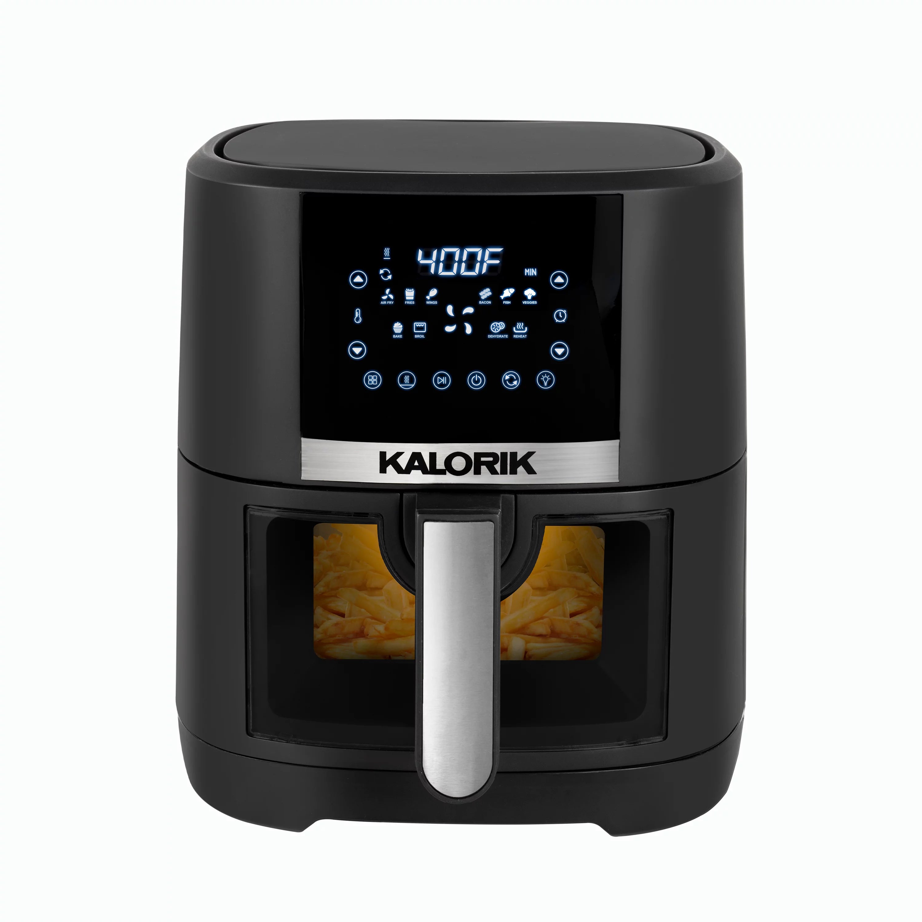 5 Quart Digital Air Fryer with Viewing Window, Black A843881