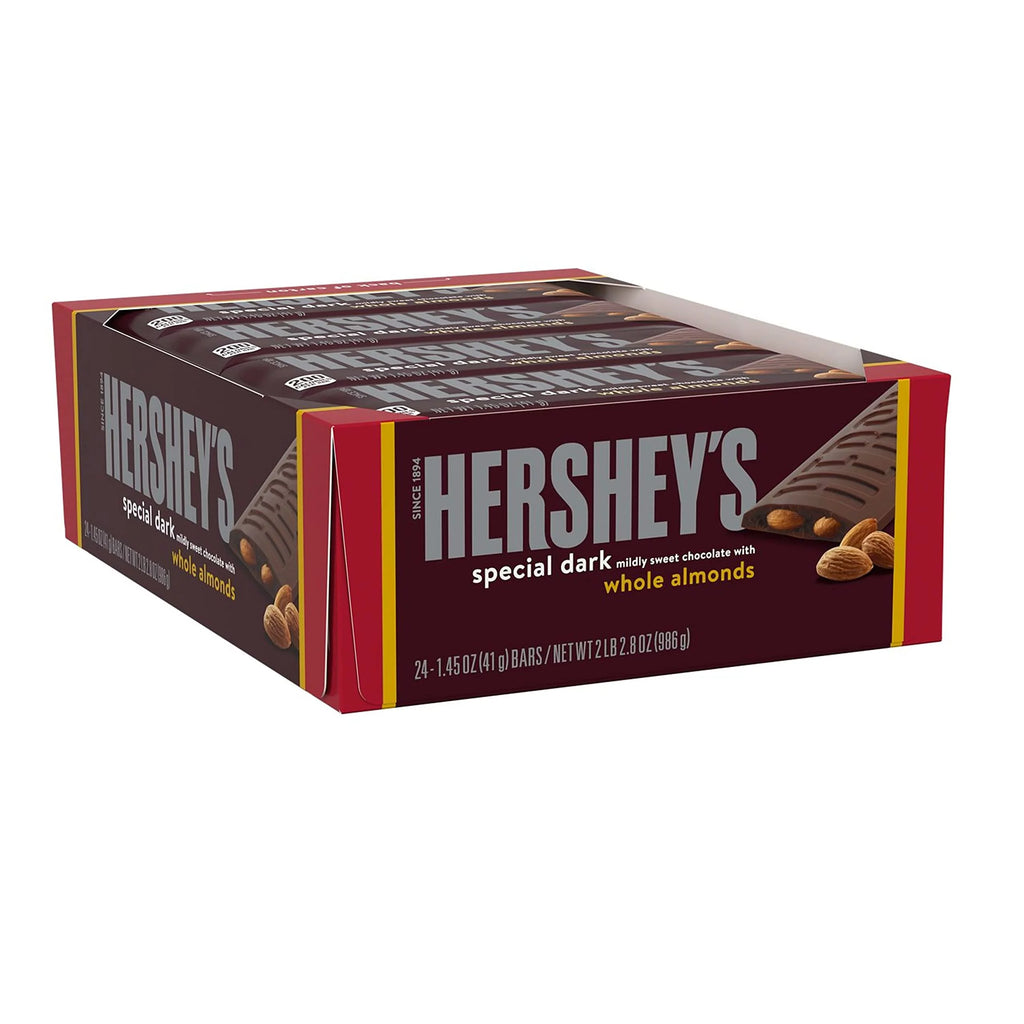 1.45 Oz Dark Chocolate Almond Candy Bars (24 Count) Z563