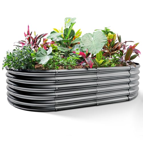 Galvanized Raised Garden Bed Kit F679492
