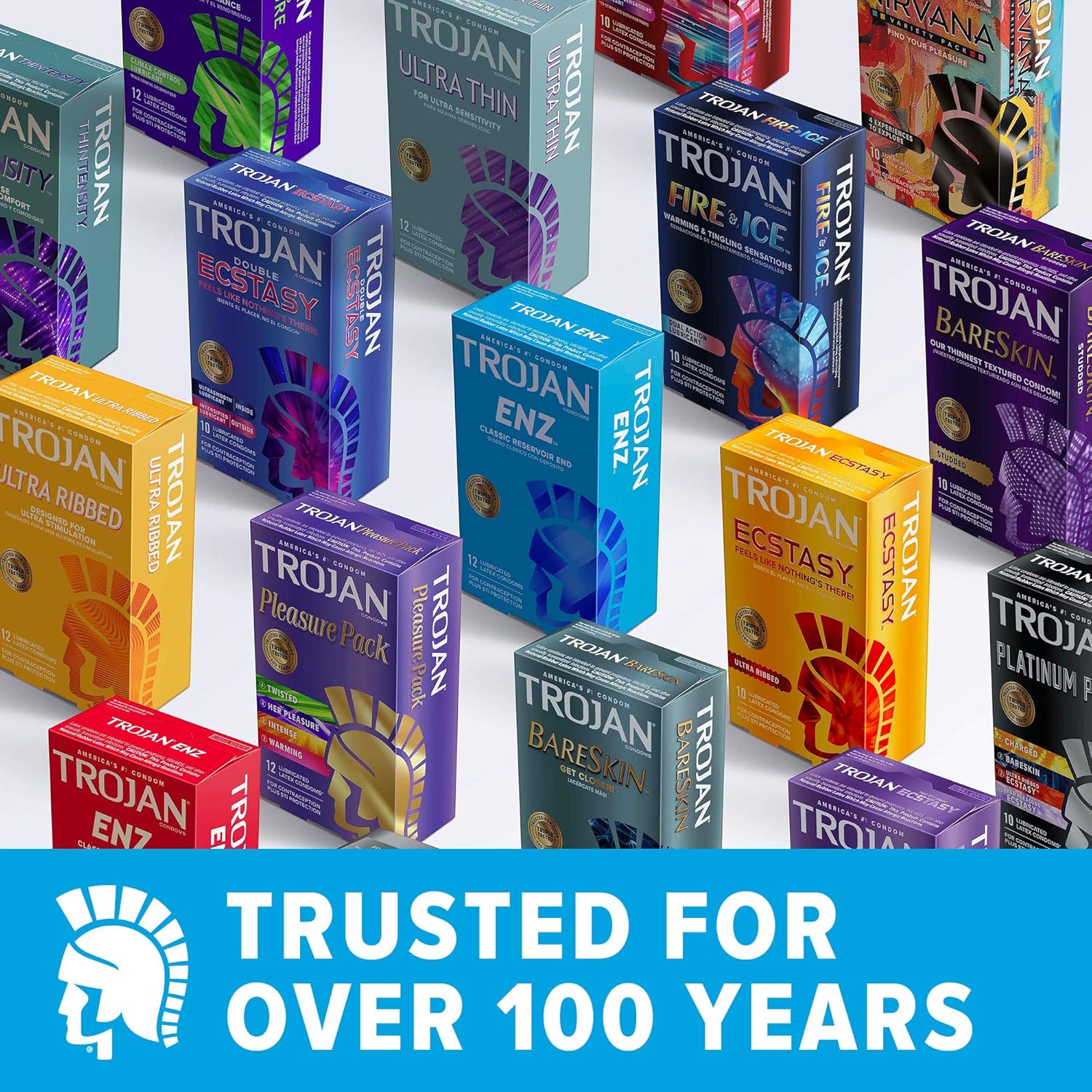 12 Count Lubricated Ribbed Condoms N676