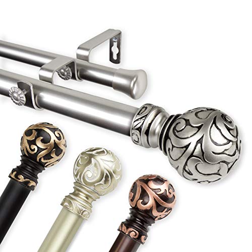 1" Gold Double Curtain Rod Q4588