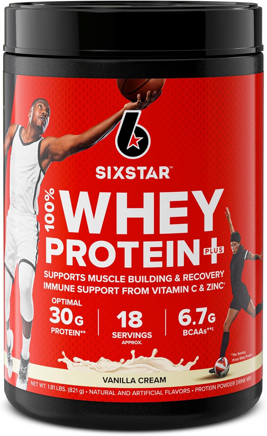 100% Whey Vanilla 1.74lbs & Whey Protein Vanilla Cream 1.8lbs M76156