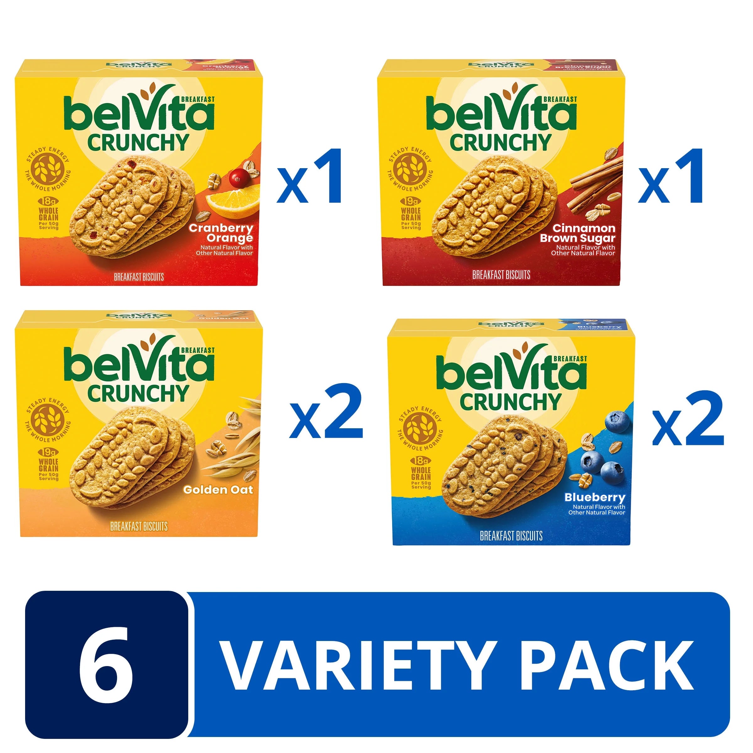 4 Flavors 30 Packs Breakfast Biscuits D7138