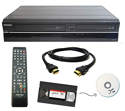 VHS to DVD Recorder VCR Combo with Remote D506