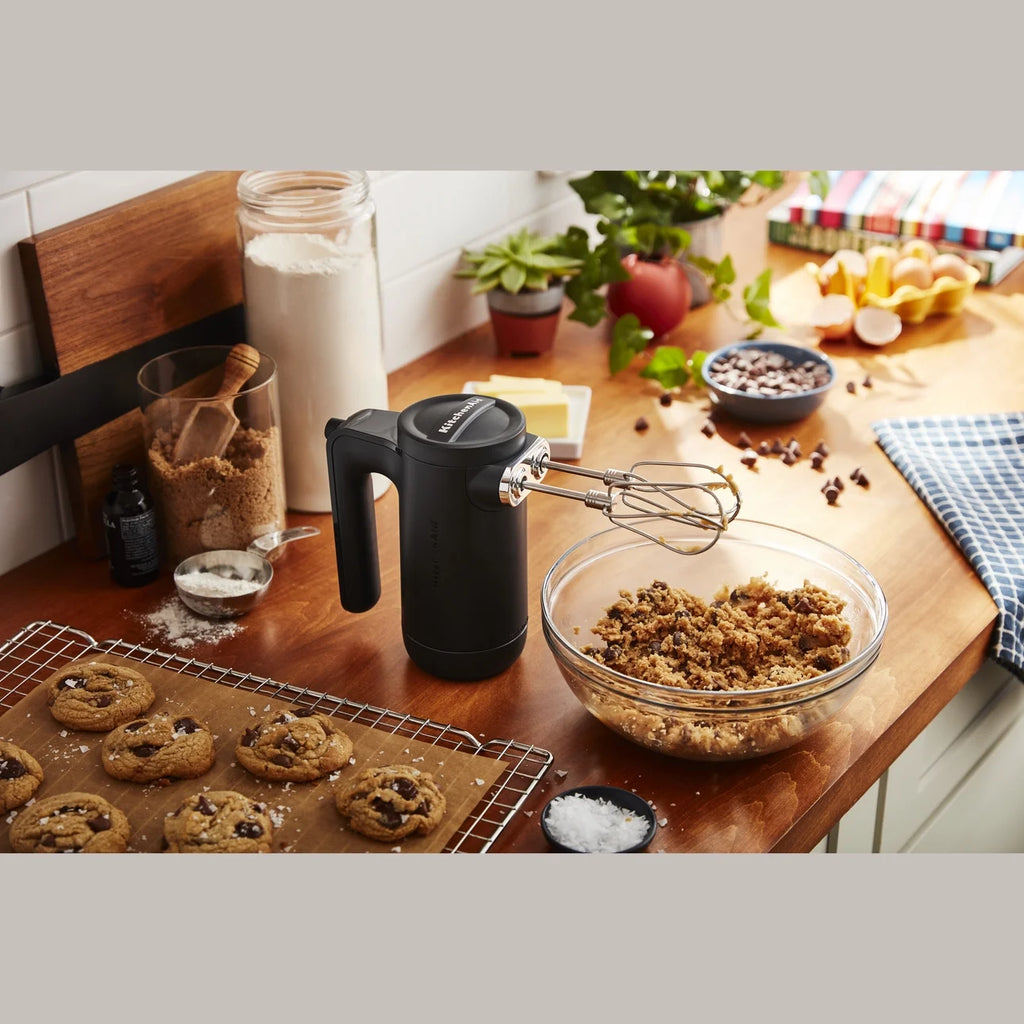 Black Matte Cordless Hand Mixer C98586