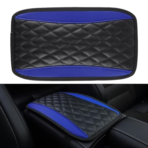 Black PU Leather Car Armrest Cover N690
