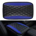 Black PU Leather Car Armrest Cover N690