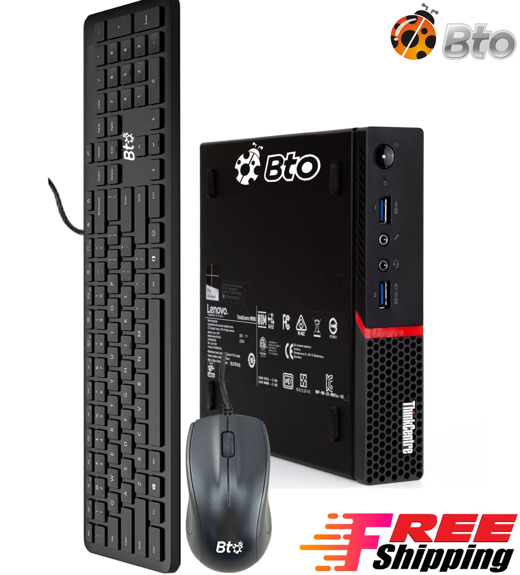 Restored Mini Desktop PC Intel Pentium 2.64GHz 8GB RAM 256GB SSD Windows 10 Pro J268357