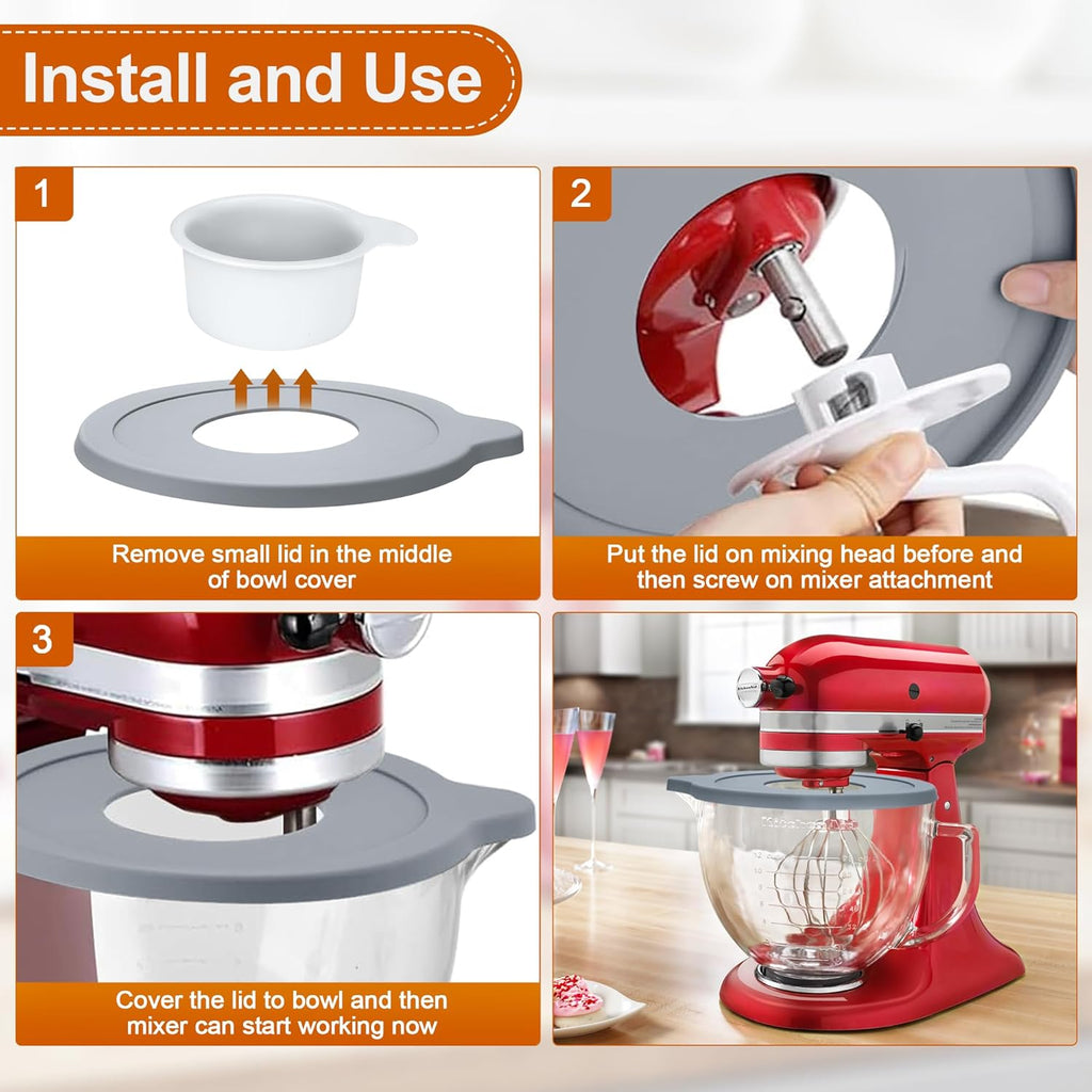 Mixer Bowl Covers for 5 Quart Tilt-Head Stand Mixers U360