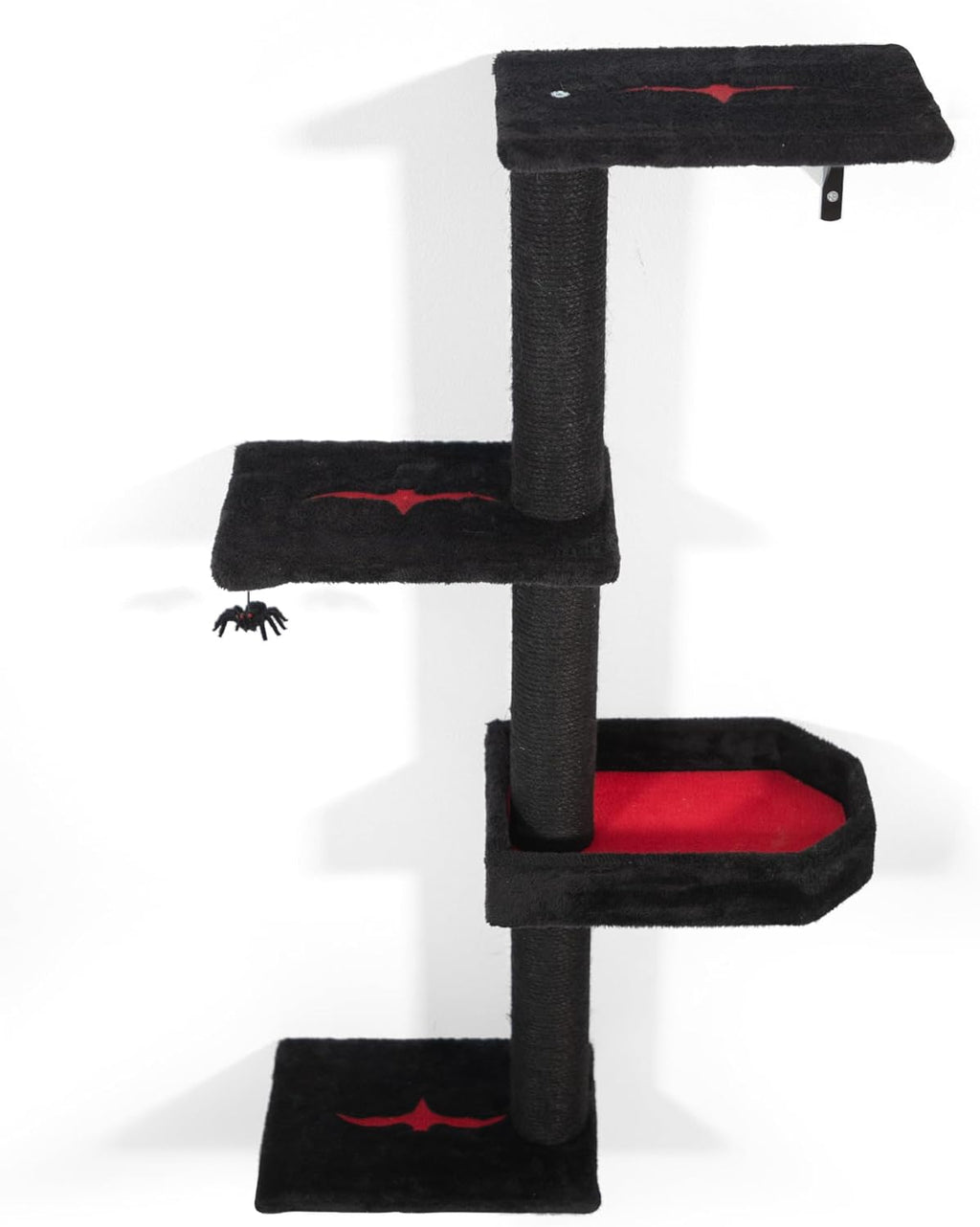 5-Piece Cat Wall Furniture Set with Shelves, Scratcher, Bridge & Perch L265848