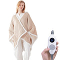 Light Grey 50 x 60 Inch Wearable Heated Throw Blanket M2777