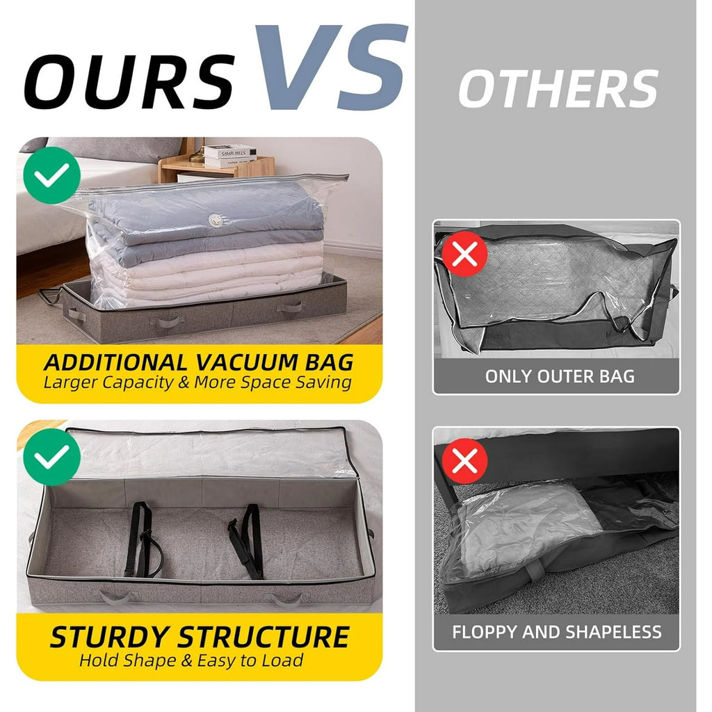 Large Capacity Vacuum Storage Bags, 41 x 17.7 x 6 R7578