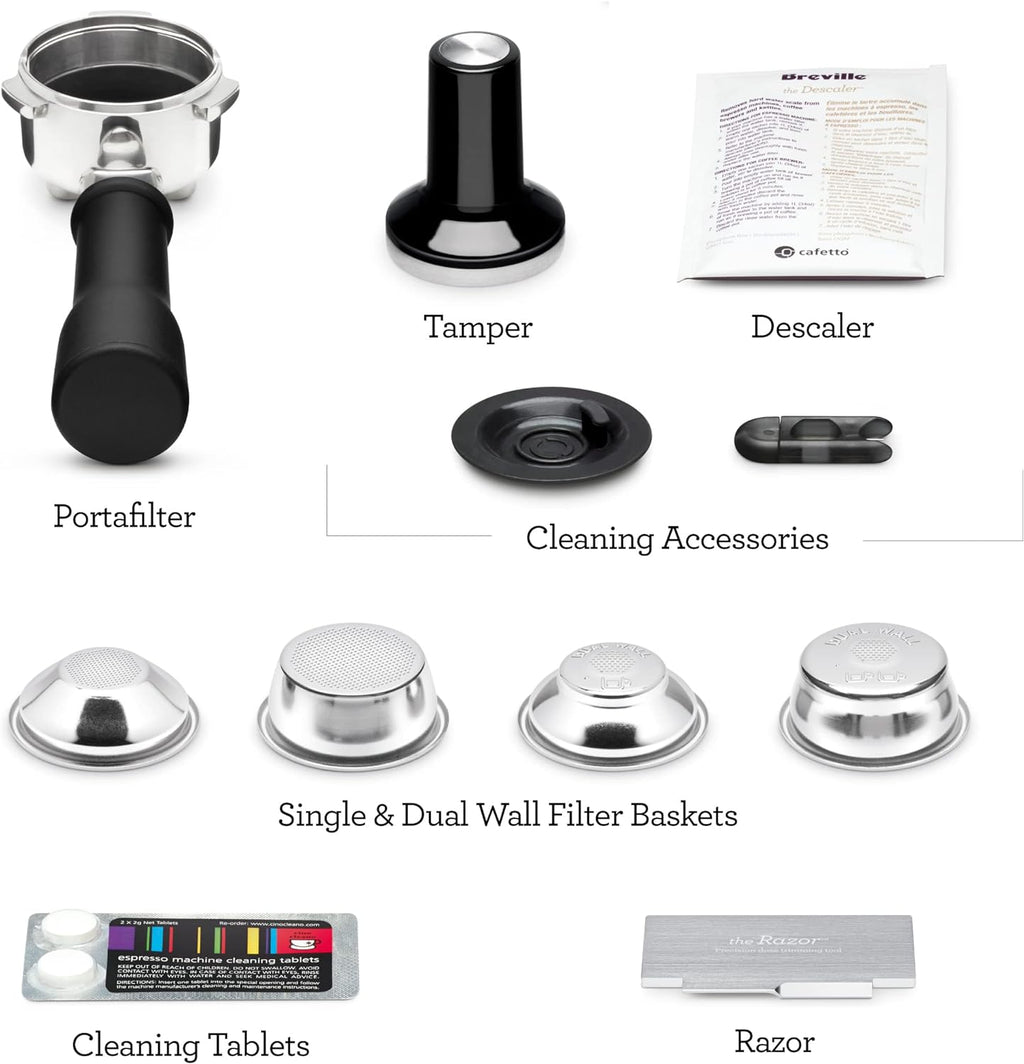 Brushed Stainless Steel Espresso Machine P7434