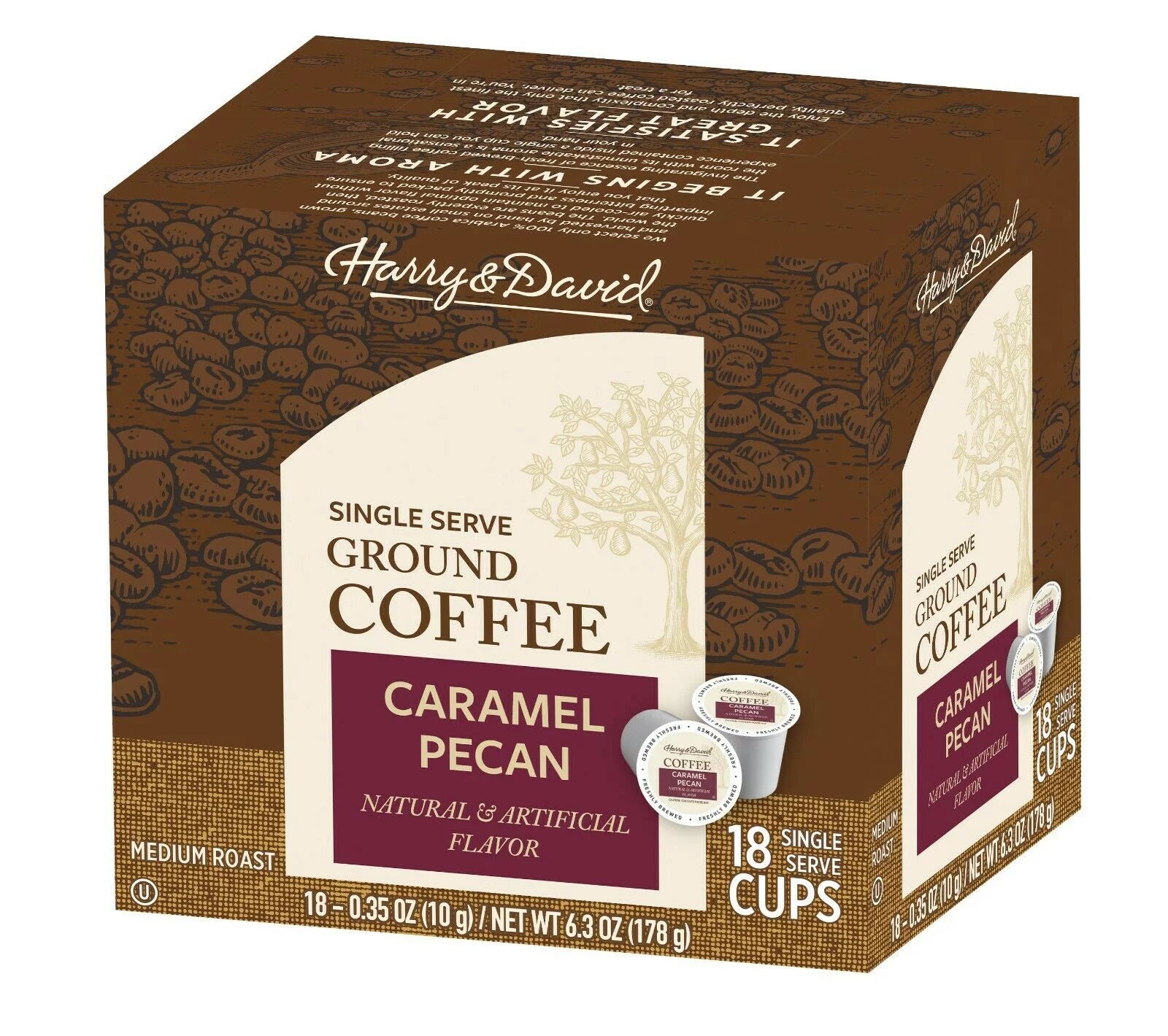 Coffee Combo, Chocolate Cherry Decadence, Caramel Pecan 2/18 ct boxes M6892