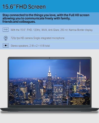 15.6" FHD Touchscreen Laptop, 13th Gen Intel i7-1355U, 64GB RAM, 2TB SSD, Win 11 Pro A778
