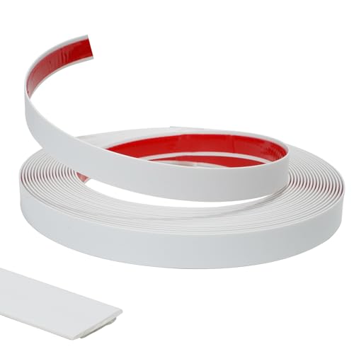 9.8Ft Peel and Stick Flexible Waterproof Wall Trim Silver C50309