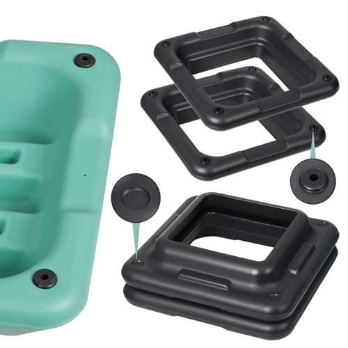 16" x 16" Adjustable Aerobic Stepper with 4 Risers, Green I25370