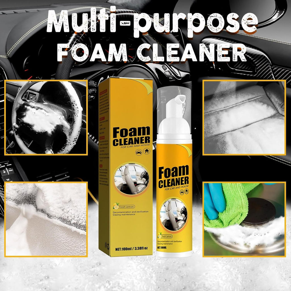 2PCS Multipurpose Foam Cleaner Lemon Flavor (100ml*2) V69623