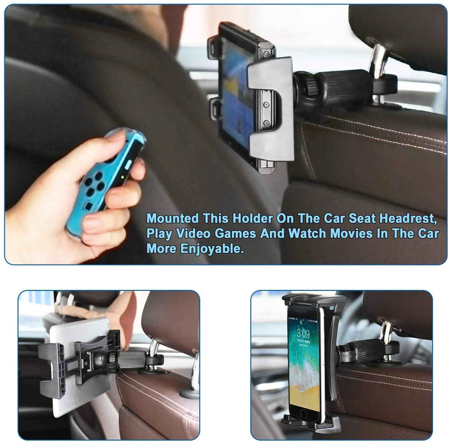 Tablet Holder Mount for Bike Treadmill Exercise Bicycle Y33435
