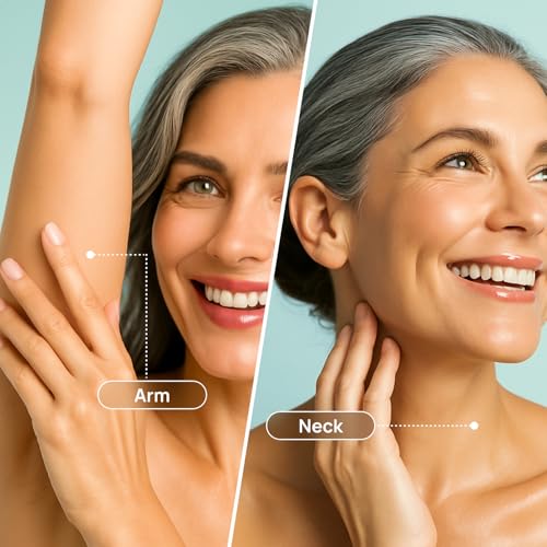 Neck Face Arms Legs Skin Tightening Lifting Lymphatic Drainage Massager Tool with LED Light Sonic Vibration Thermal Activation E955306