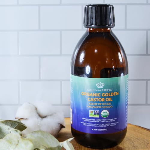 Organic Golden Castor Oil 8.4 oz A121