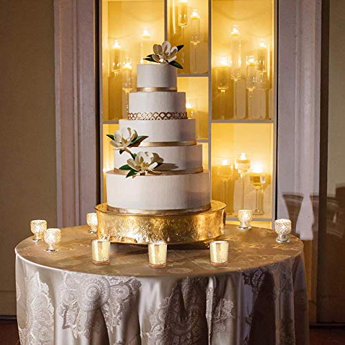 72pcs Mercury Glass Gold Votive Candle Holders X4164