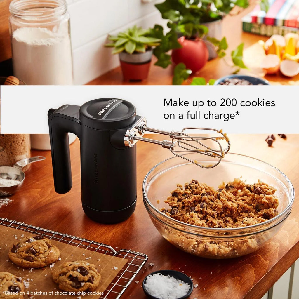 Black Matte Cordless Hand Mixer C98586