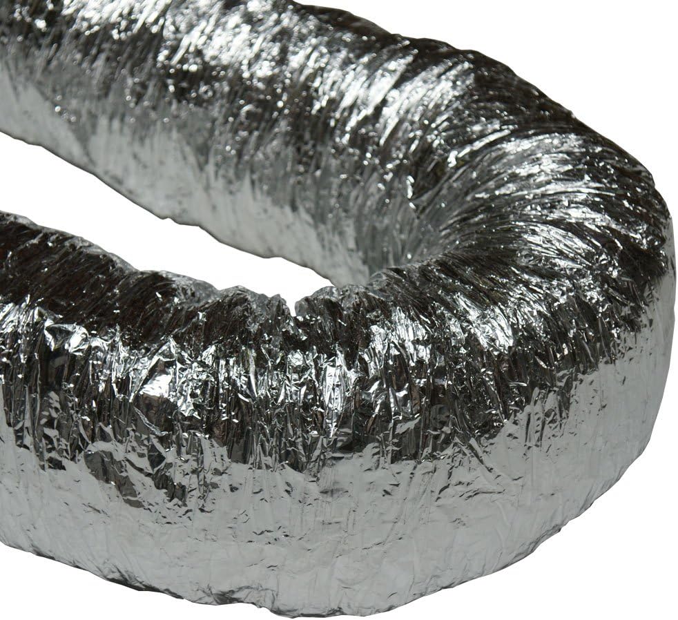 HVAC Insulated-Flex Ducting Ventilation Duct Hose, 10-Inch by 25-Feet Y858023