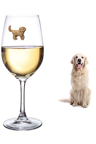 Set of 6 Dog Wine Charms for Stemless Glasses O117