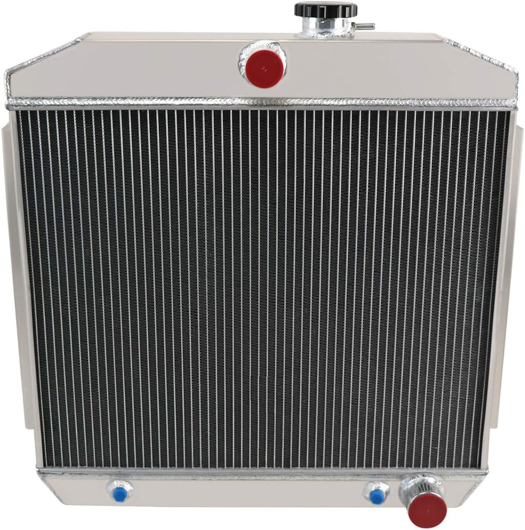 4 Row All Aluminum Radiator with Fan Shroud and Thermostat Relay Kit C680