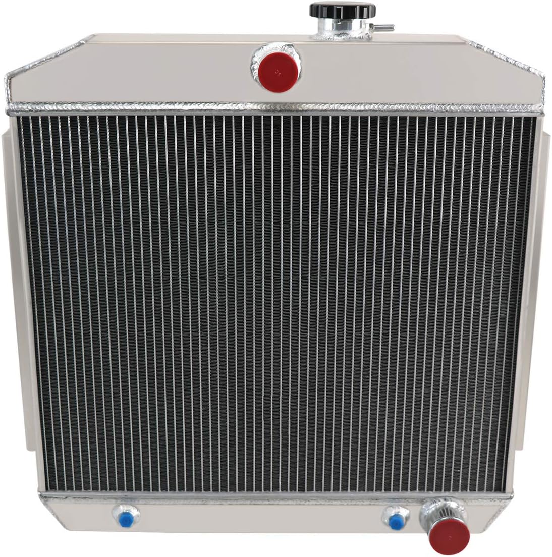 4 Row All Aluminum Radiator with Fan Shroud and Thermostat Relay Kit C680