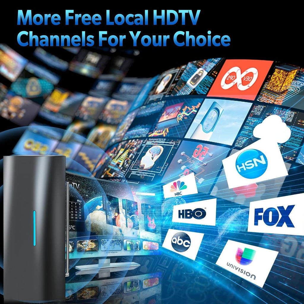 Antenna for Smart TV with Adjustable Amplifier and 36ft Coax Cable Z408
