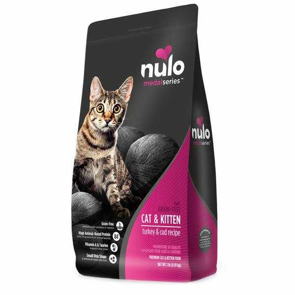 Grain-Free Turkey & Cod Dry Cat & Kitten Food Y898536