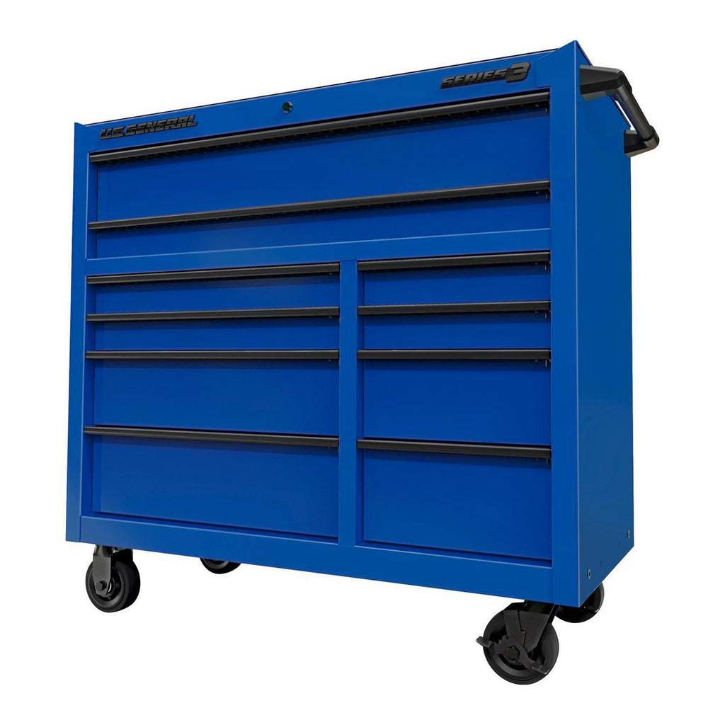 42 in. x 22 in. Blue Roll Cab V179