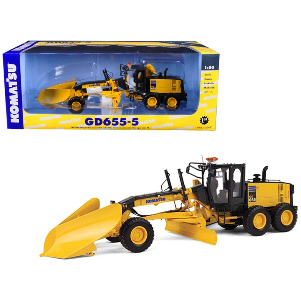 1/50 Diecast Motor Grader with V-Plow & Wing R669461