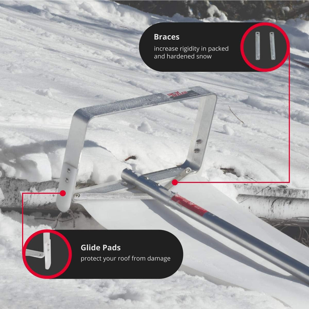 20 ft. Reach Aluminium Roof Snow Removal Tool C37409