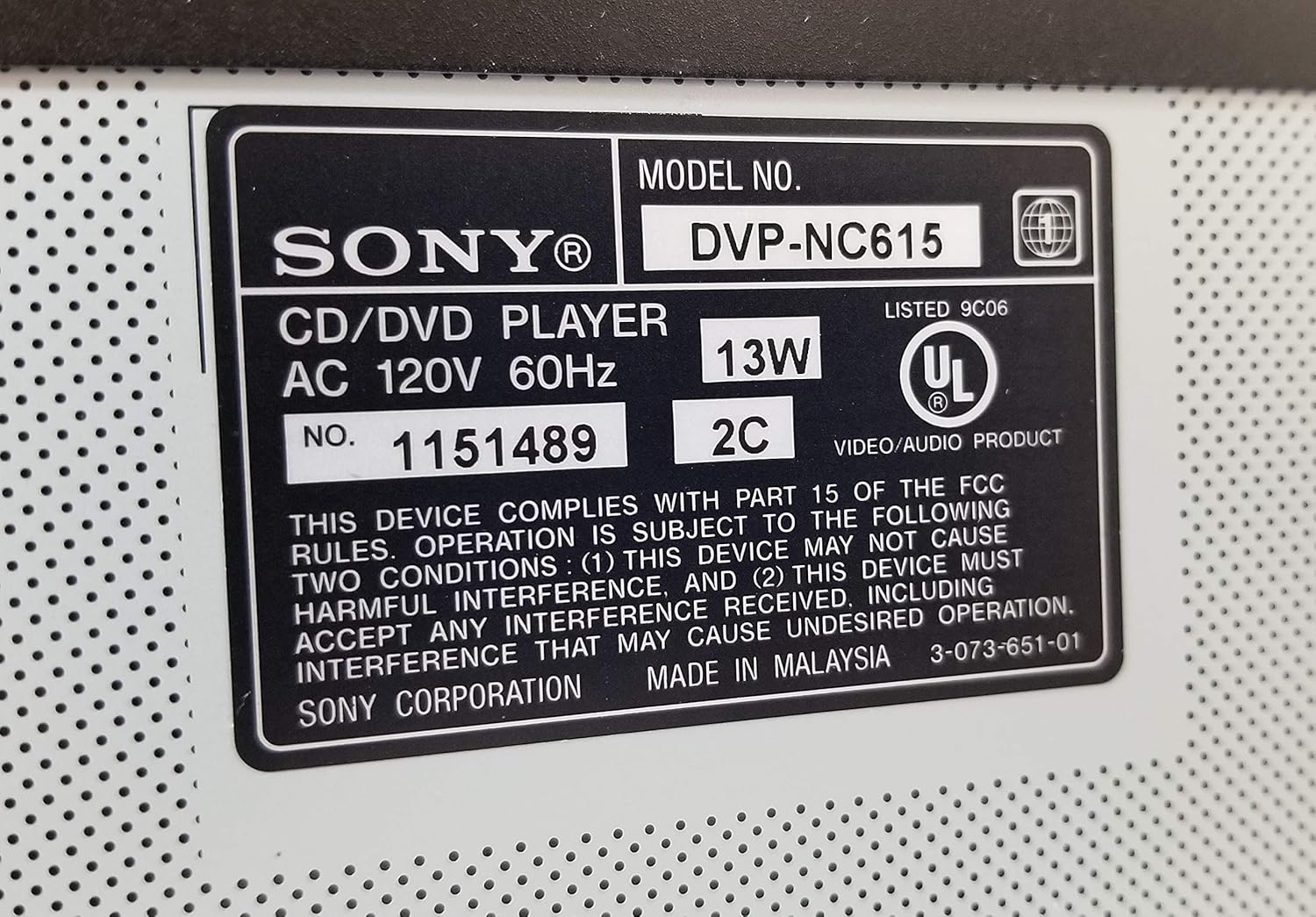 5-Disc DVD Changer I3053