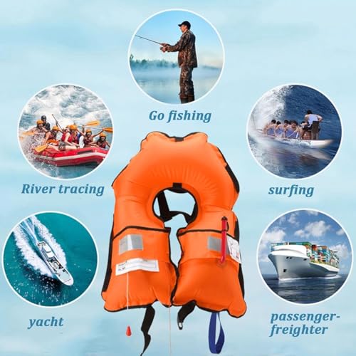 150N Automatic Inflatable Life Jacket with CO2 Inflation N453