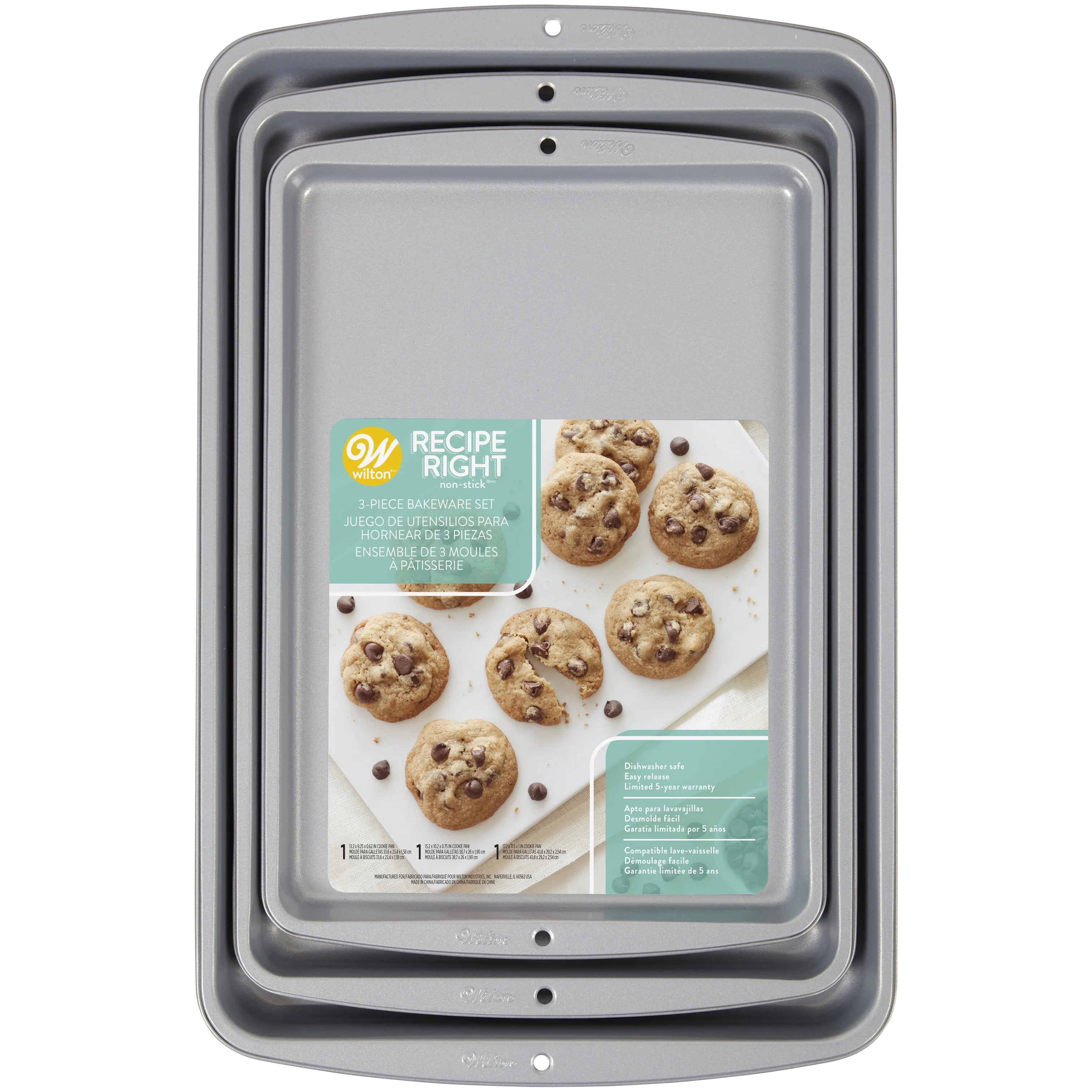 3-Piece Non-Stick Cookie Sheet Set F95792