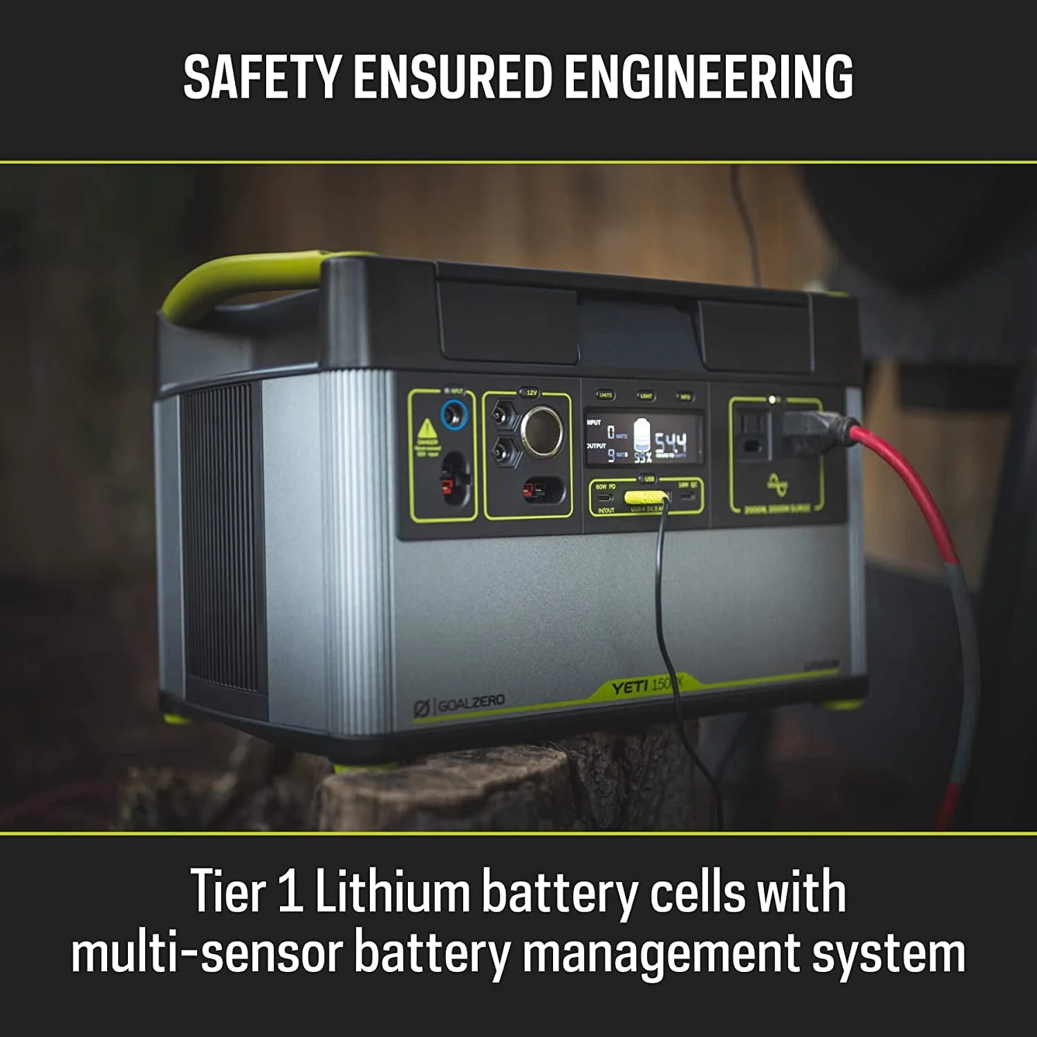 Portable Power Station 1516Wh Lithium Battery Generator 2000 Watt AC Inverter C296