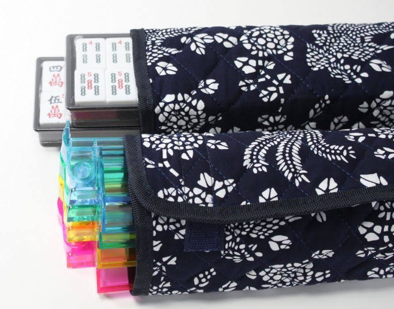 Blue Phoenix 166 Tiles American Mahjong Set with Soft Bag O188