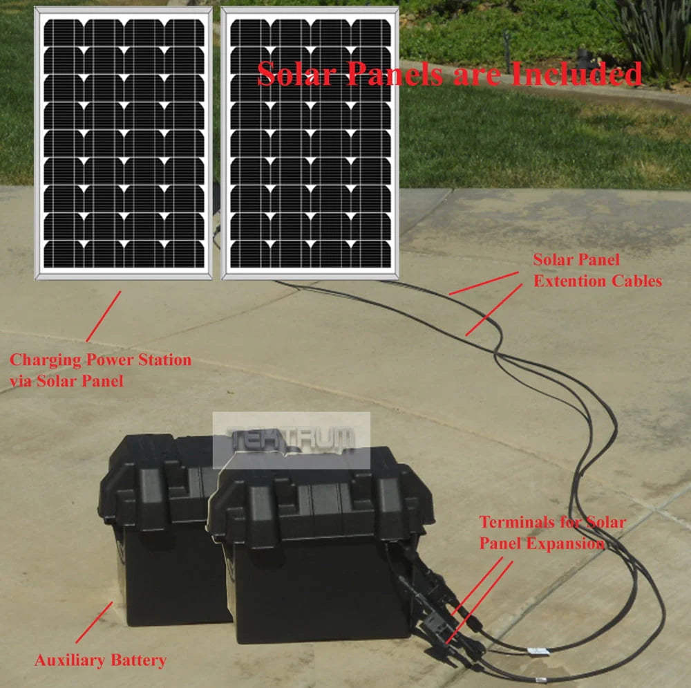 Portable 1500w Power Source Station with 1200Wh/100Ah Battery S3451