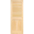 Solid Wood Louvered Slab Door Z249