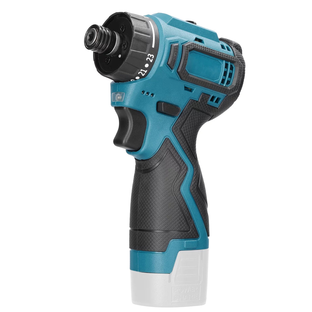 18V Electric Screwdriver Torque Adjustable 2 Speed Control Modes Brushless Motor Repair Tool Kit A3728