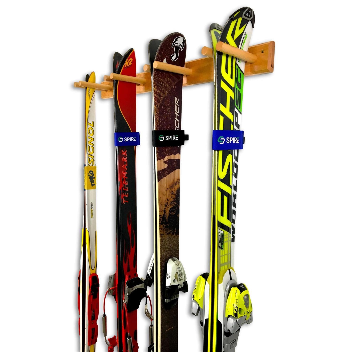 4 Pairs Ski Wall Rack B470