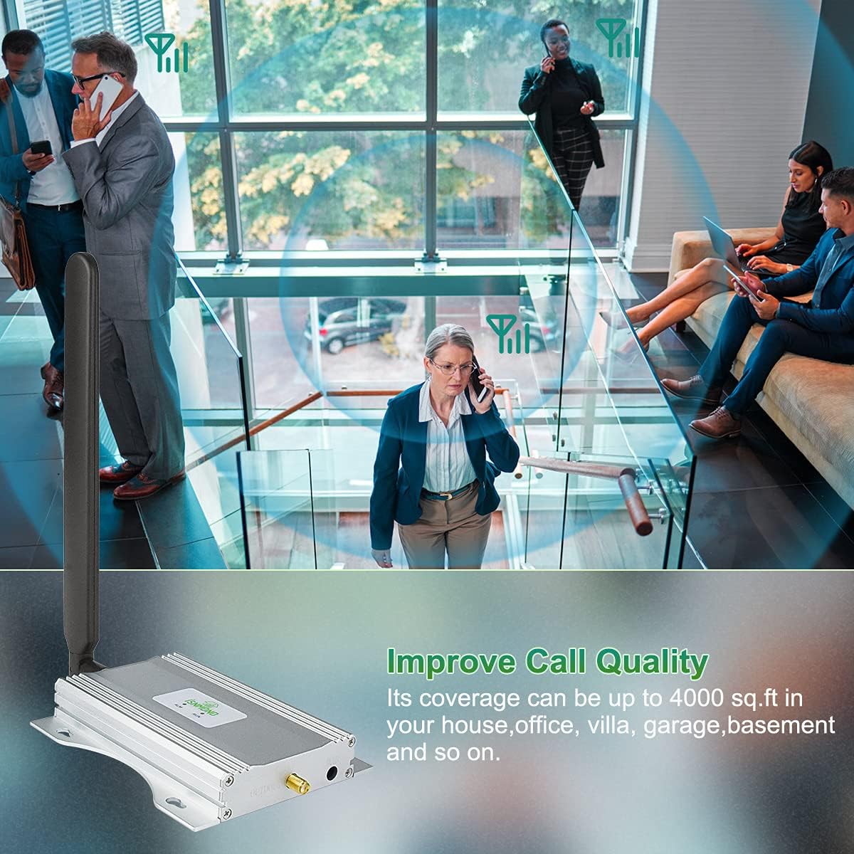 Cell Phone Signal Booster 5G 4G LTE Band12/17 for Home H308